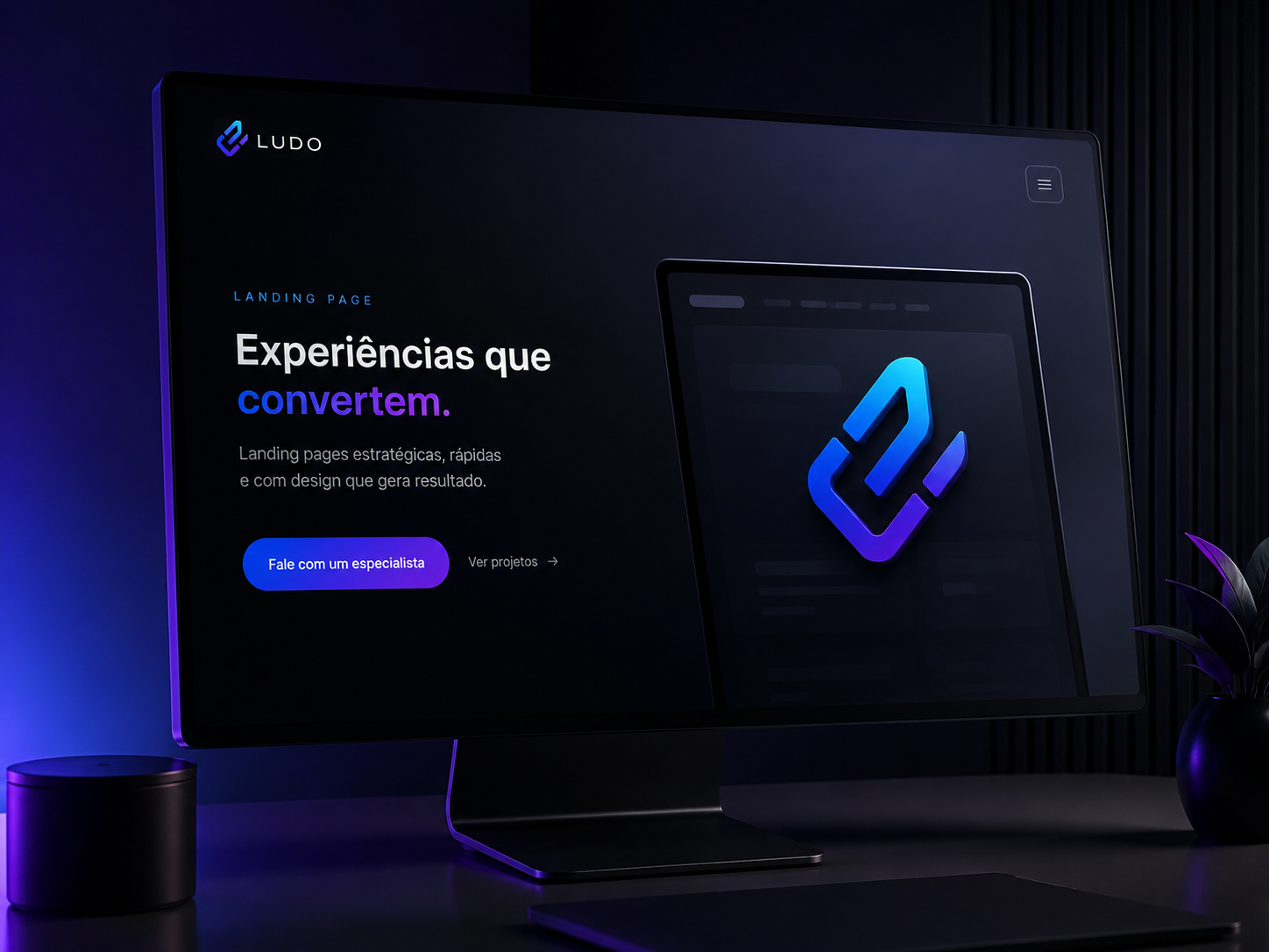 Projeto LUDO - Landing Page